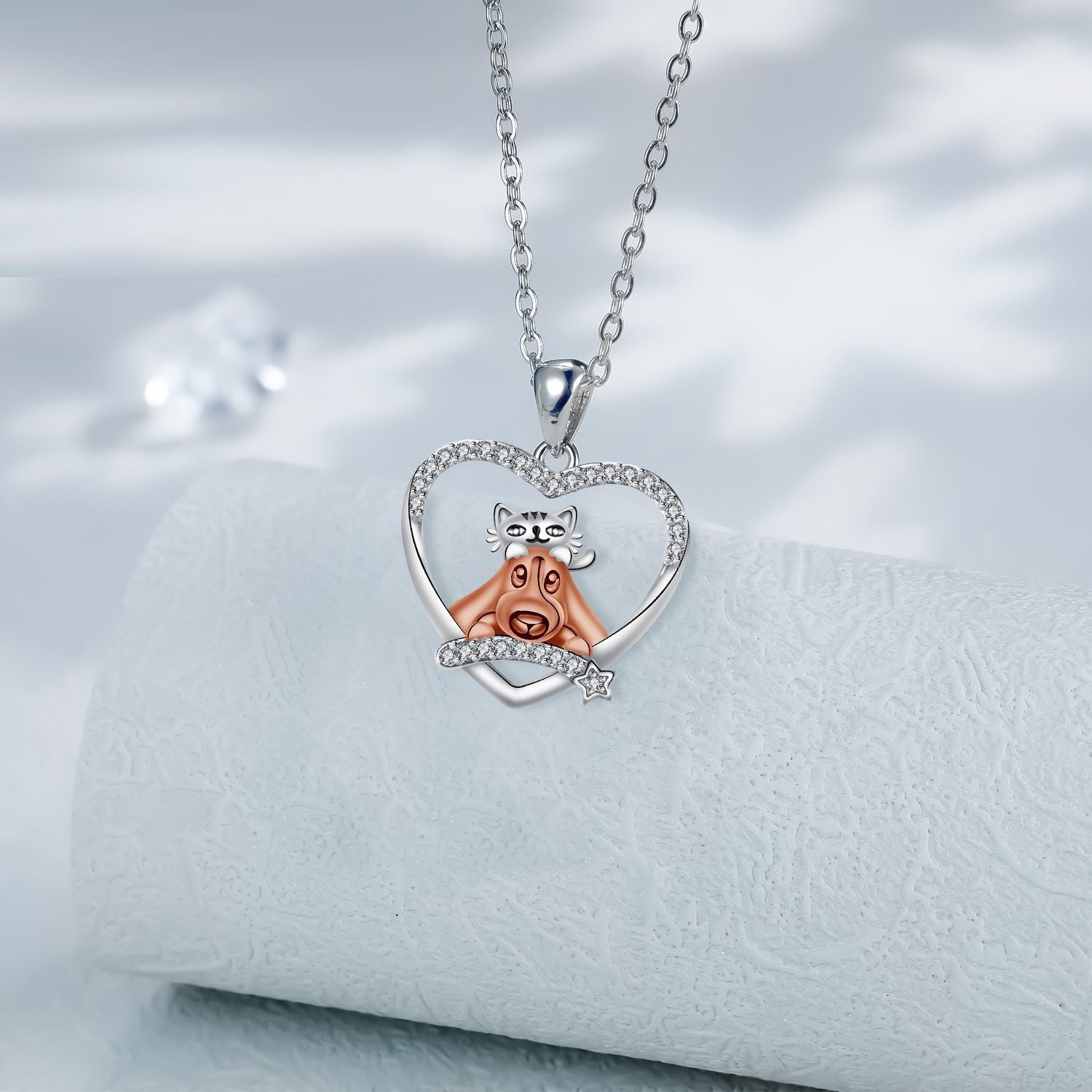 Colar Amor Cão e Gato