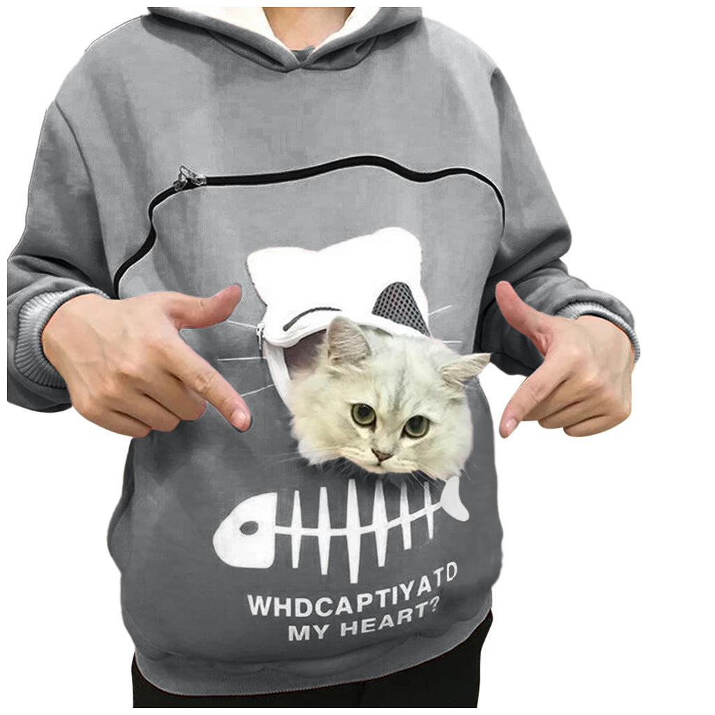 Hoodie com Bolso para Gato/Cão Pequeno