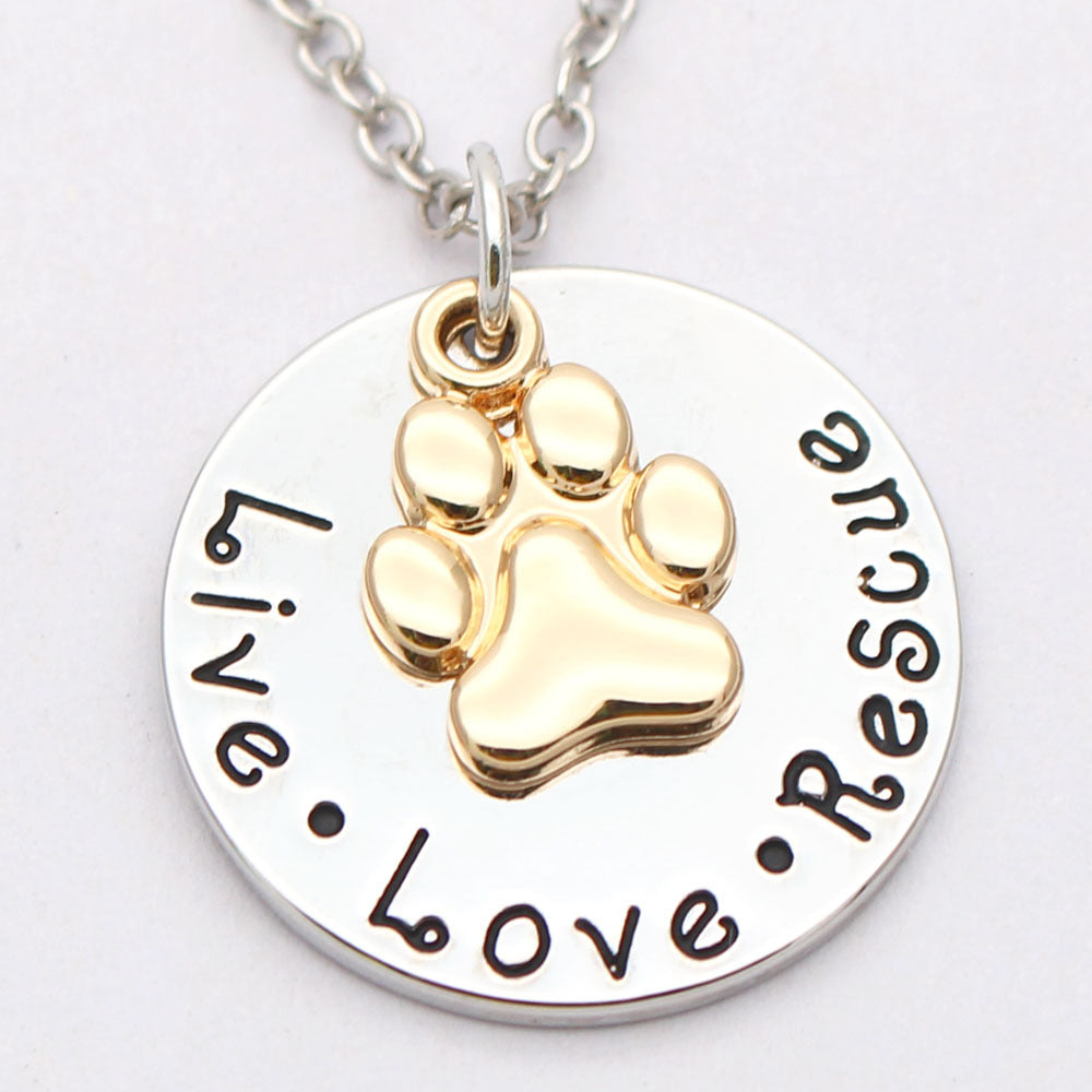 Colar Pegada Dog Lover Rescue