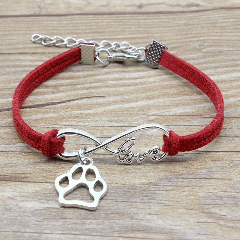 Pulseira/Coleira Infinito Amor Pet