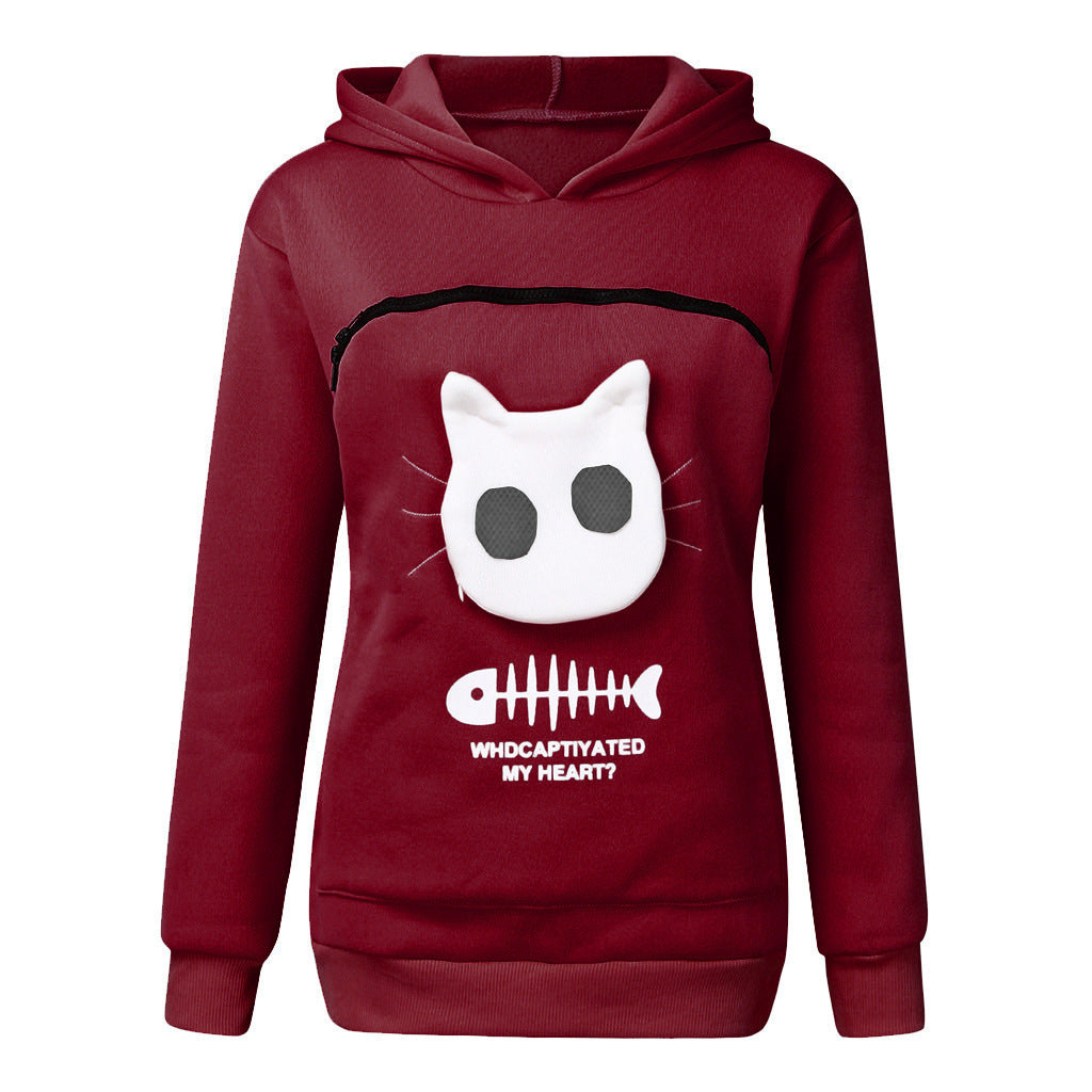 Hoodie com Bolso para Gato/Cão Pequeno