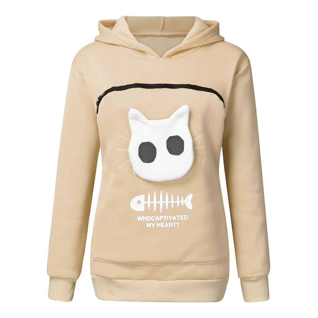 Hoodie com Bolso para Gato/Cão Pequeno