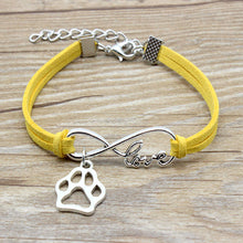 Pulseira/Coleira Infinito Amor Pet