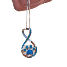 Colar/Brincos Pegada de Cão Amor