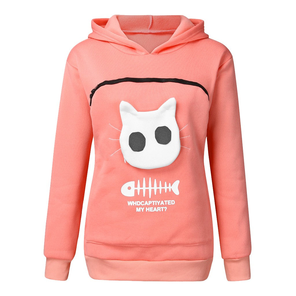 Hoodie com Bolso para Gato/Cão Pequeno