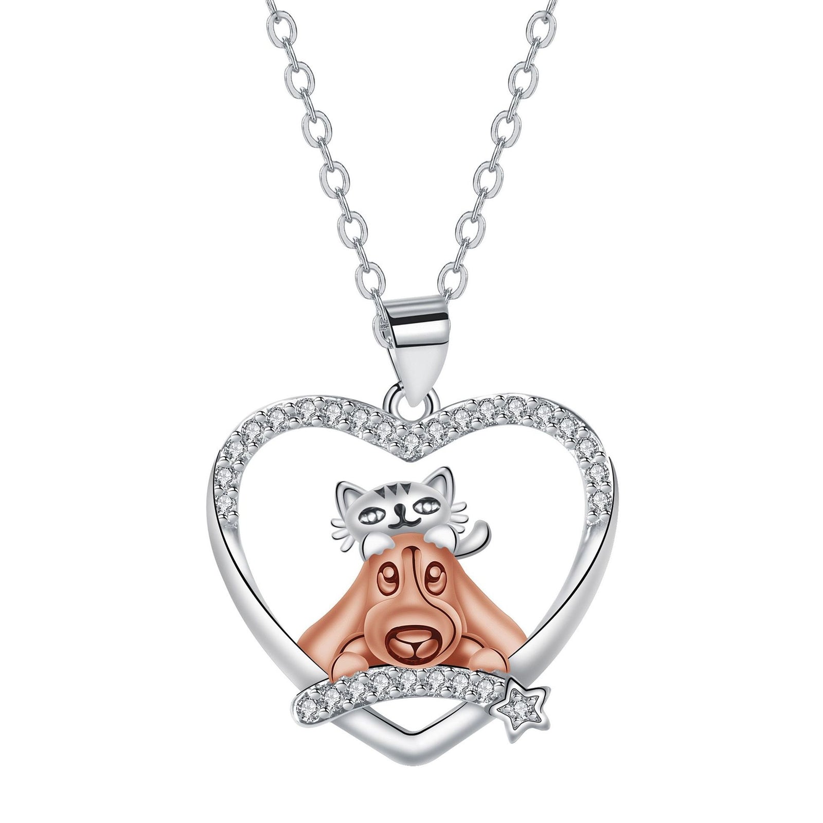 Colar Amor Cão e Gato