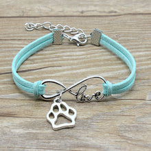 Pulseira/Coleira Infinito Amor Pet