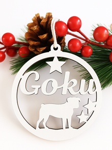Ornamento Natal Personalizado Cão
