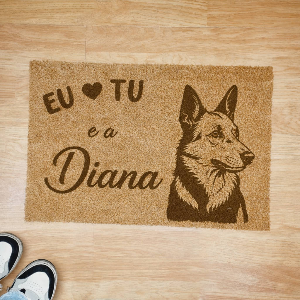 Tapete Entrada Personalizado Cão