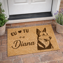 Tapete Entrada Personalizado Cão