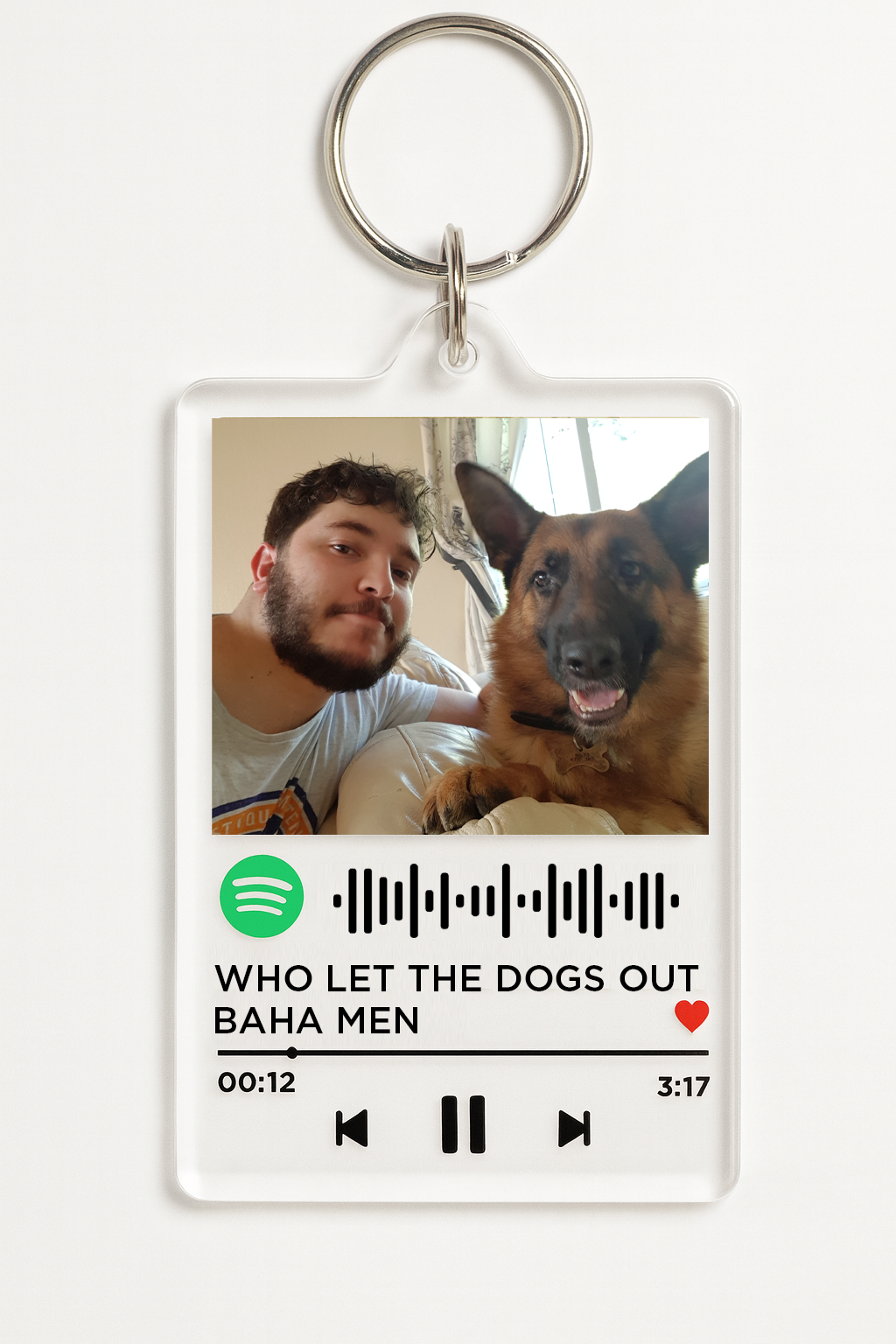 Porta-Chaves Spotify Personalizado Foto