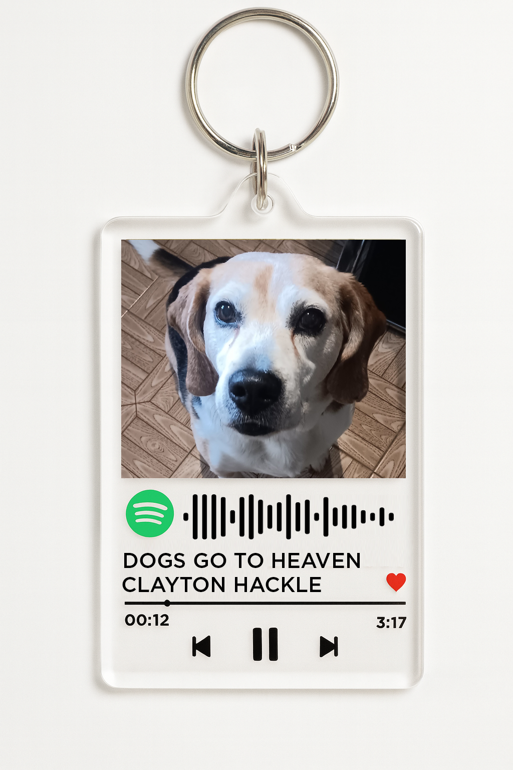 Porta-Chaves Spotify Personalizado Foto