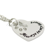 Colar Pegada no Coração