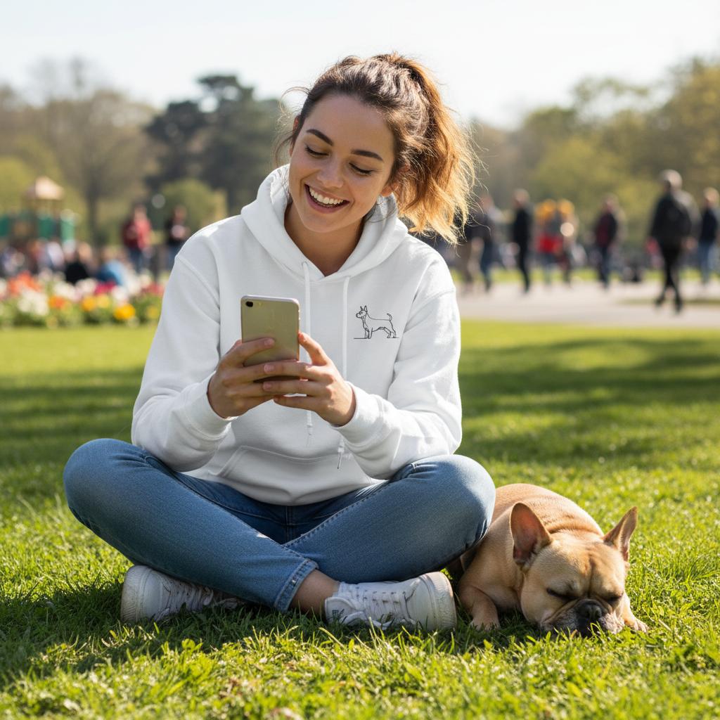 Bulldog Francês - Hoodie Missão Diana