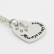 Colar Pegada no Coração