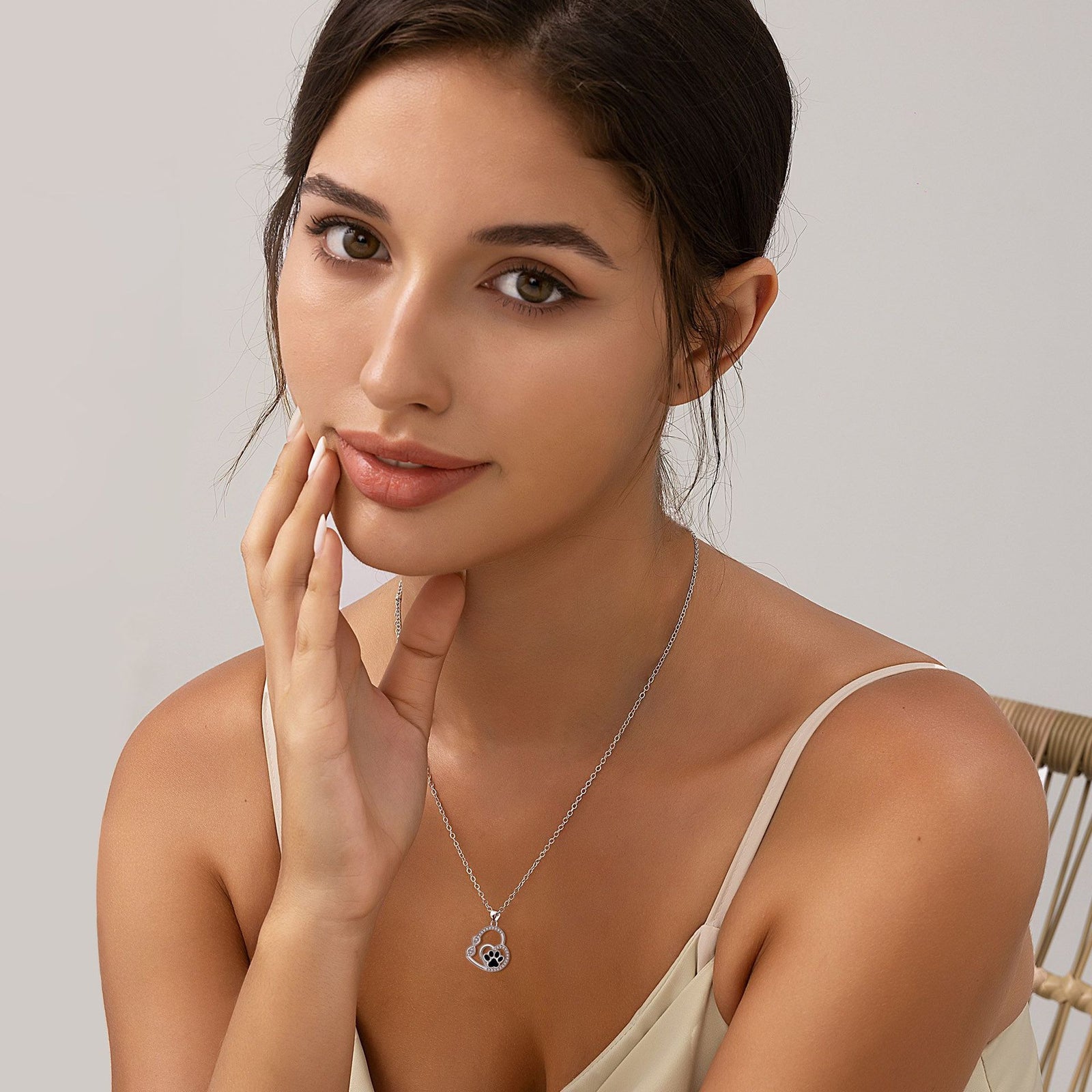 Colar Duplo Amor Pegadas